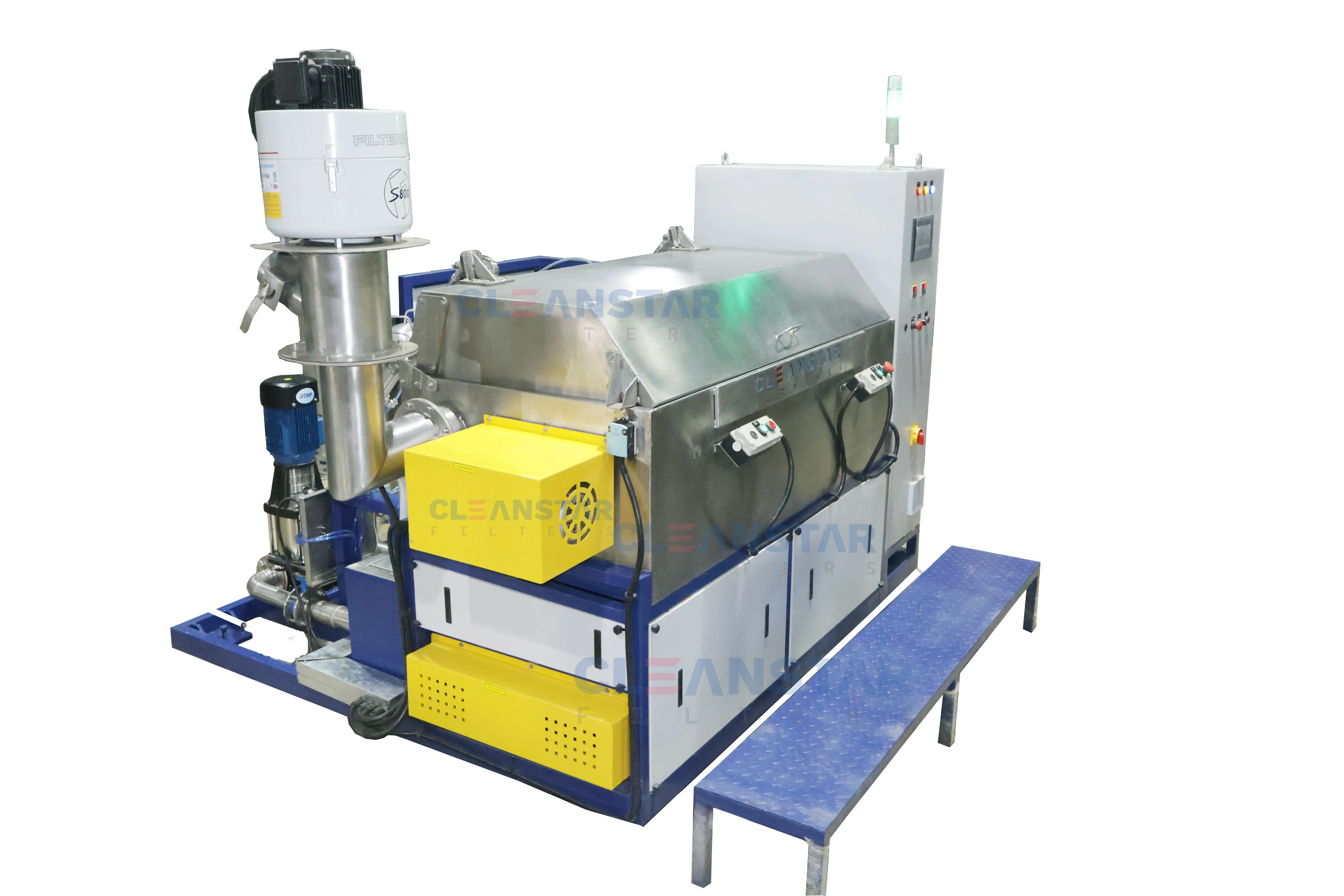 Industrial axle cleaning machine with single chamber multi process system for oil, grease, and dirt removal